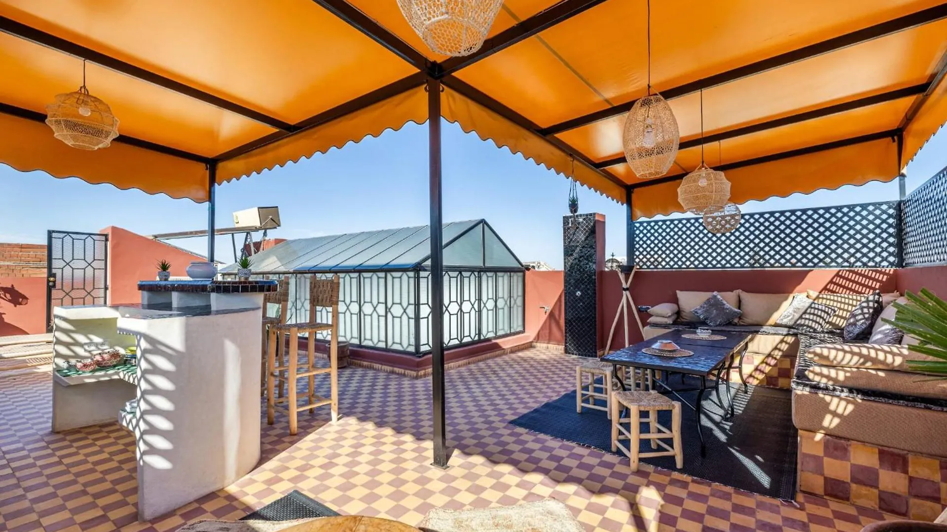 Riad El Hana En Centre Ville Rooftop Et Bassin Marrakesch